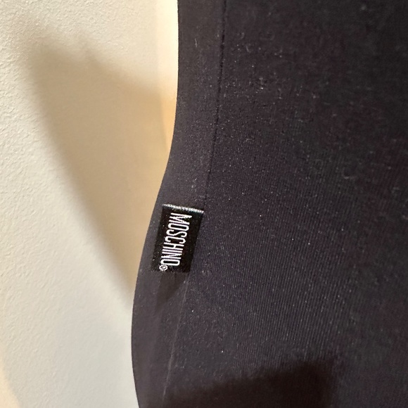 Moschino Jeans Sporty Dress in Black, Size 8 with Mesh Detailing - Picture 4 of 5